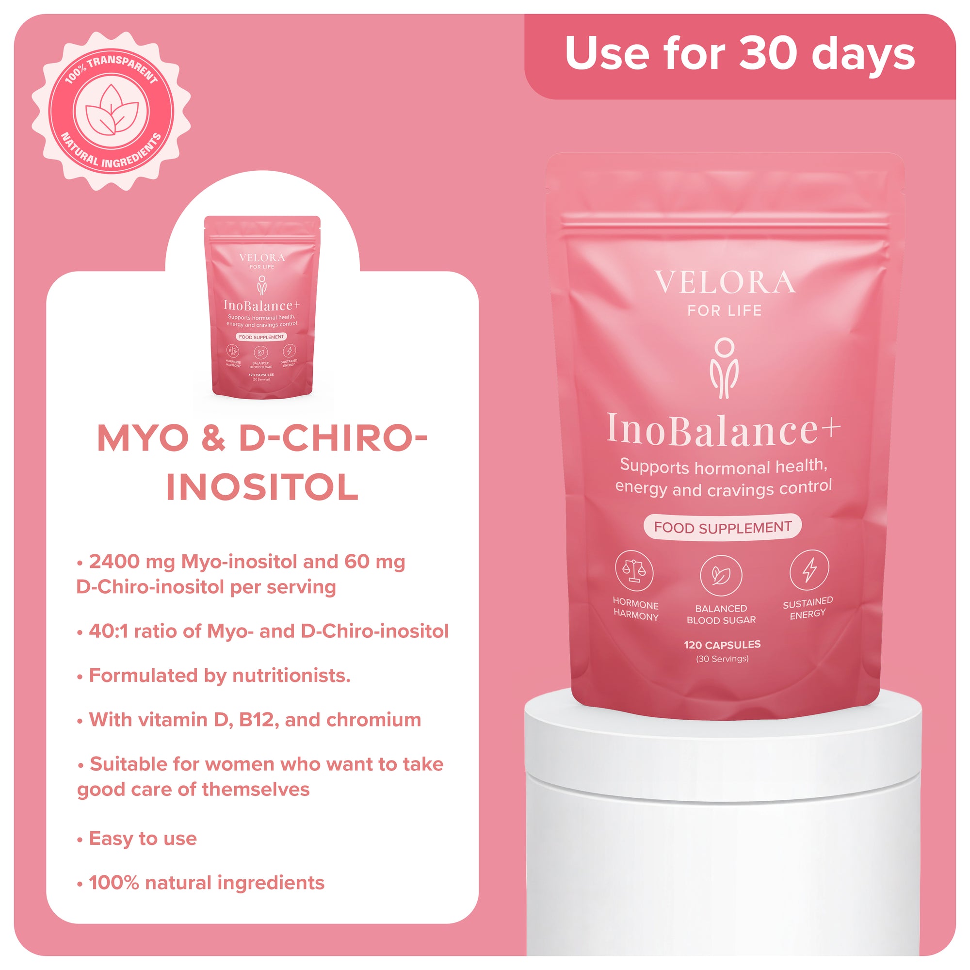 Daily hormonal support for balance &amp; energy