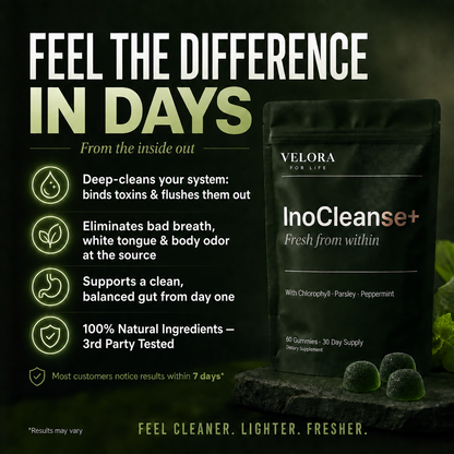 InoCleanse+ | Gut Health, Detox & Body Odor — From the Inside